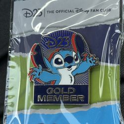 D23 Exclusive Disney Pin Stitch Gold Member NEED GONE ASAP