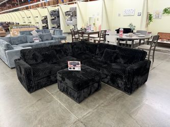 New black sectional