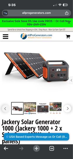 Jackery explorer 1000