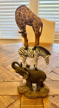Boho African safari table decor