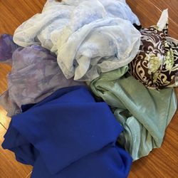 Material Lot. Chiffons/stretchy/cotton/satin Etc 