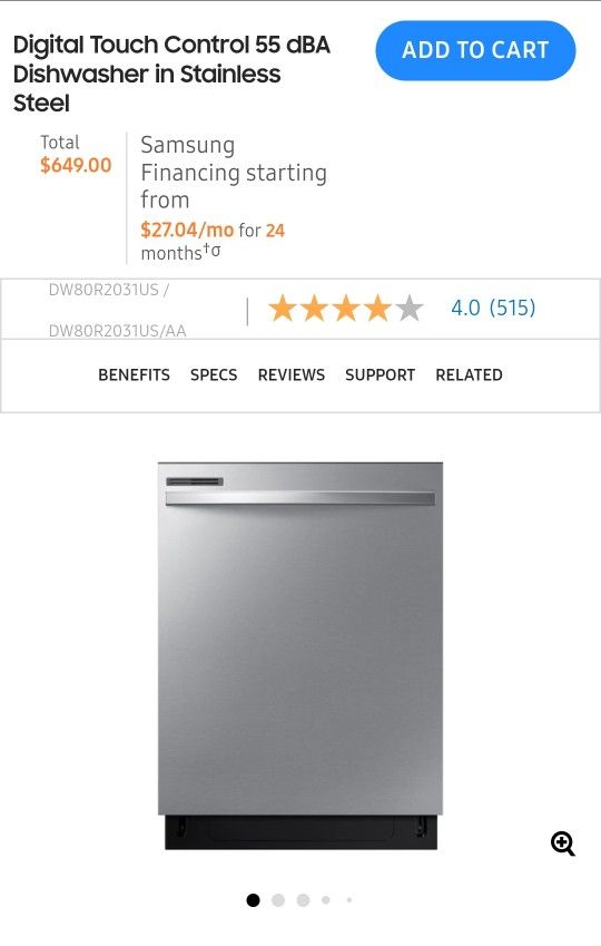 Samsung Dishwasher