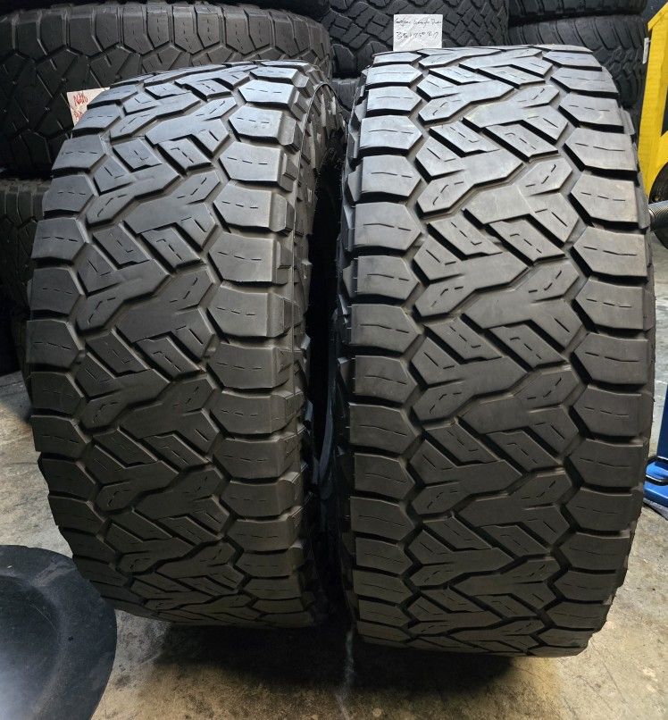 35×12.50R18LT  Nitto Recon Grappler AT  🔥 Size Great Treadlife Remaining Save Money 💰 🤑 💸 