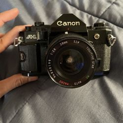 Canon A-1 35mm Film Camera
