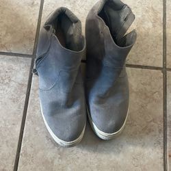 Nice Gray Boots Size 9