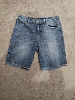 Children girl's jean shorts size large