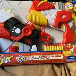 Ryan's Dart Tag Ryan vs Combo Panda 6 Shot Blaster