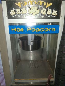 Popcorn machine works good.