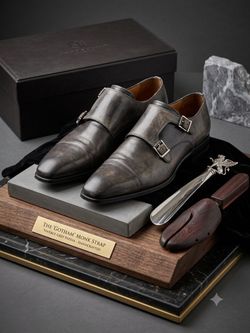 Magnanni Double Monk Strap Men’s 11.5 Shoes