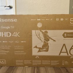 Hisense 55” 4K UHD Smart Google TV A6 series 