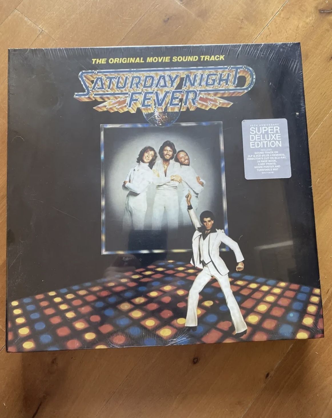 Saturday Night Fever 40th Ann Super Deluxe Box Set Vinyl, Blu-Ray, Posters