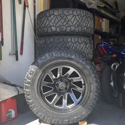 Black Rhino Wheels with Nitto Ridge Grappler Tires