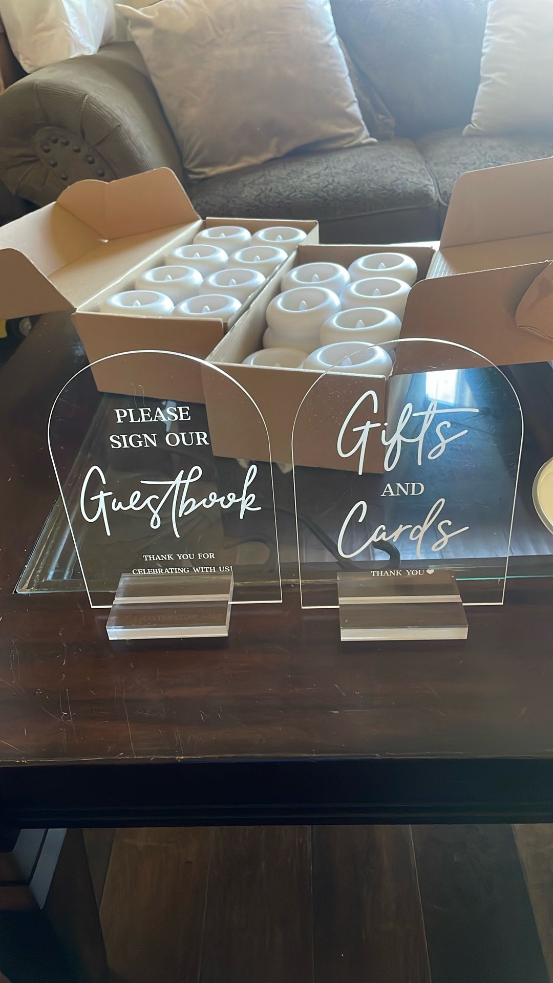 Wedding Decore Signs 