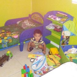 Ninja Turtle Toddler Bed Room Set