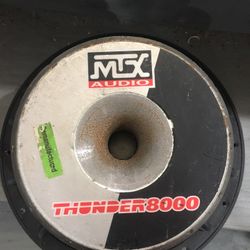 10 inches  MTX Audio  8000