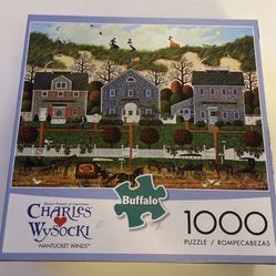 Charles Wysocki Complete 1000 piece puzzle  Smoke free home