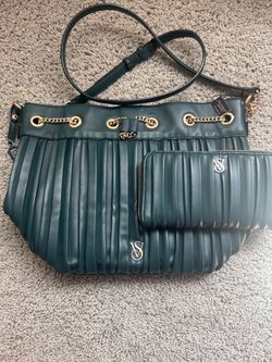 Victoria Secret Deep/Forest Green Purse with Wallet