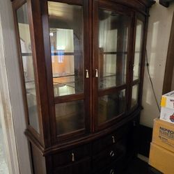 Dinning Room Table And China Cabinet