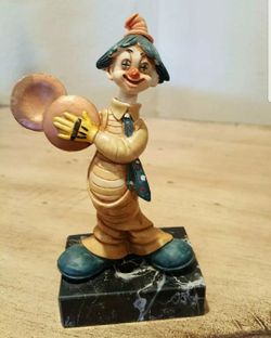 clown figurine made in italy