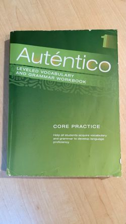 Auténtico 1 spanish workbook