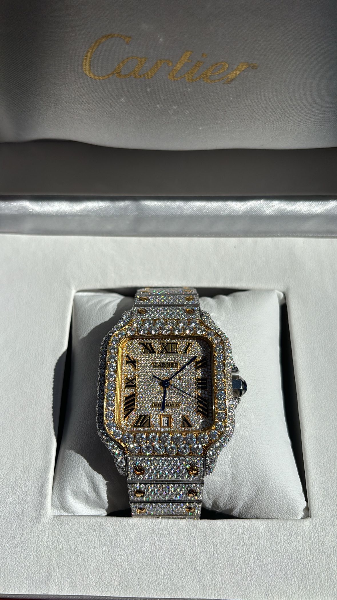 Moissanite Cartier Watch