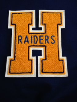 Hastings High School Raiders Letterman Patch