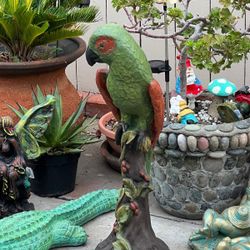 Garden Decorations Parrots 🦜