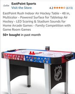 Indoor air hockey table