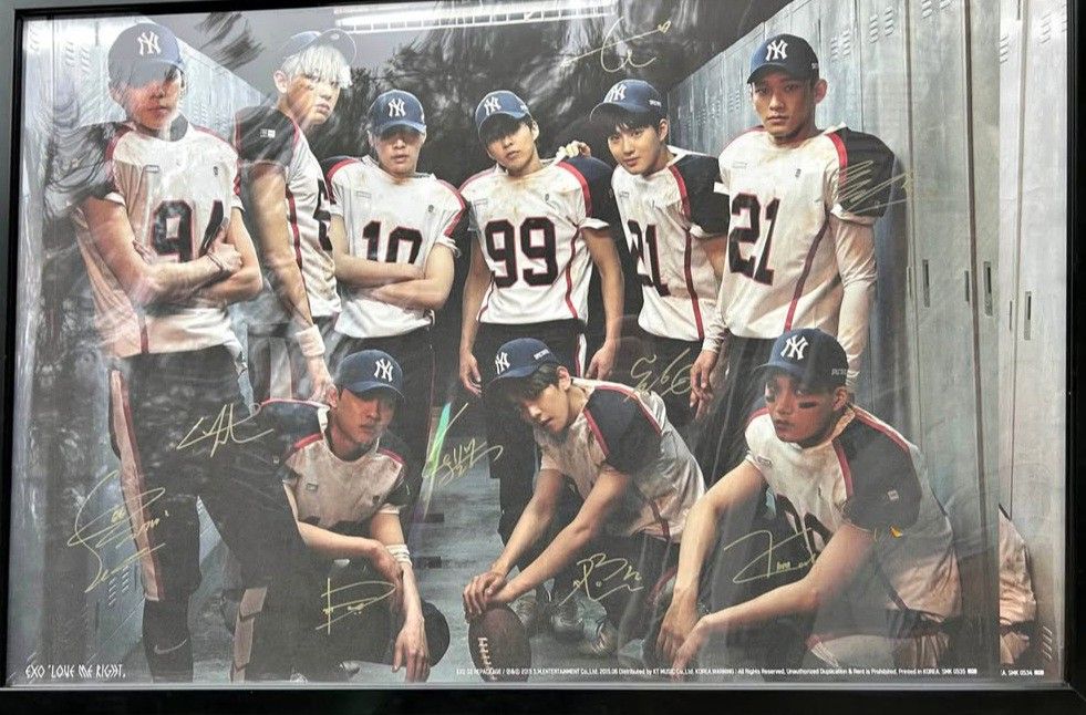 Autographed KPOP Framed Poster