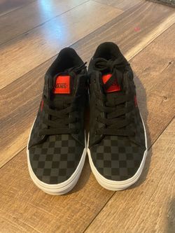 New Vans Black Checkerboard Shoes Size 4