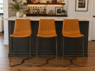 3 West elm bar stools