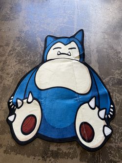 Pokémon Snorlax Anime Area Rug 37”x32”