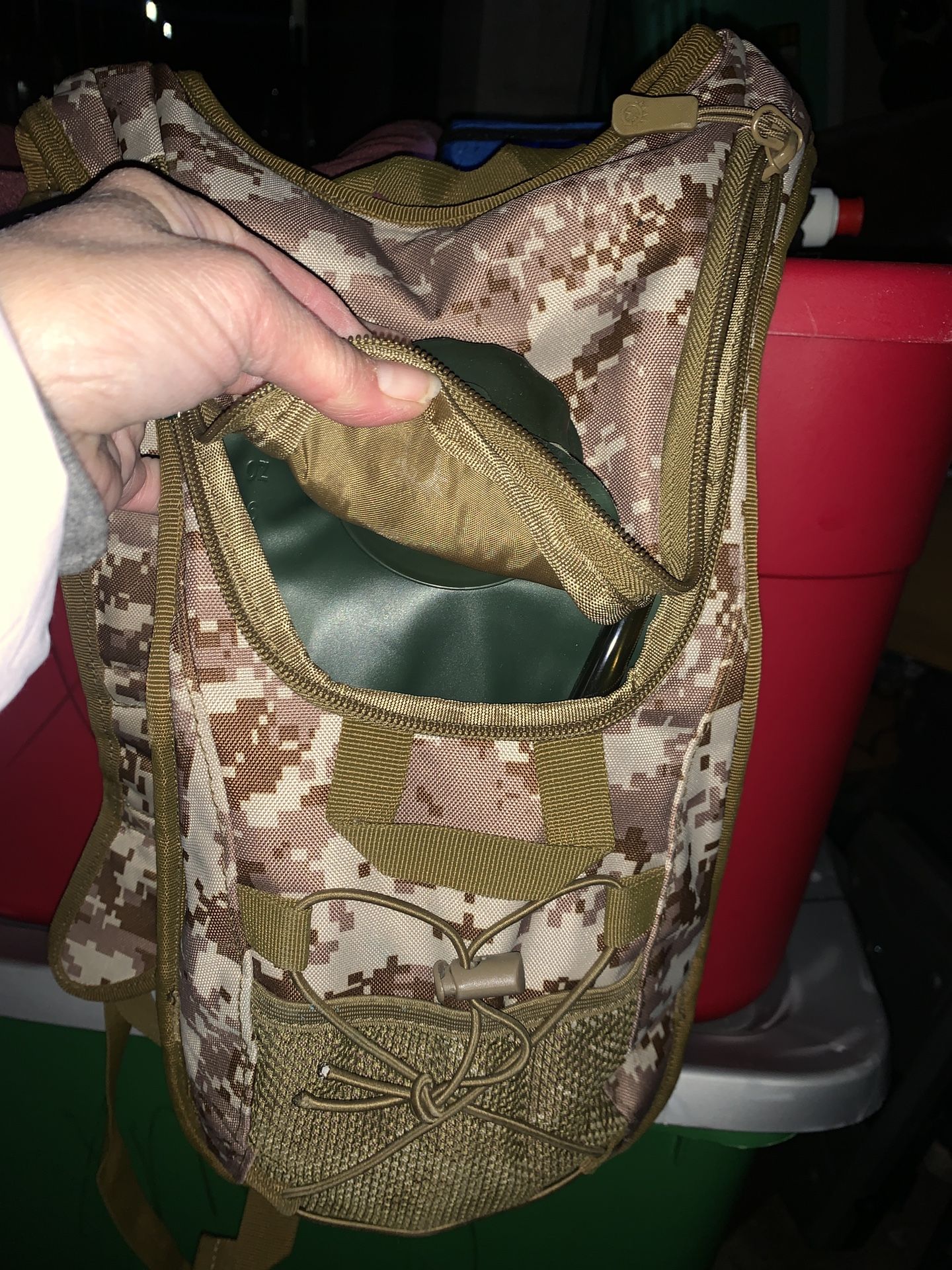 Backpack With Built In Water Jug 