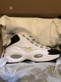 Reebok Question Mid Black Toe