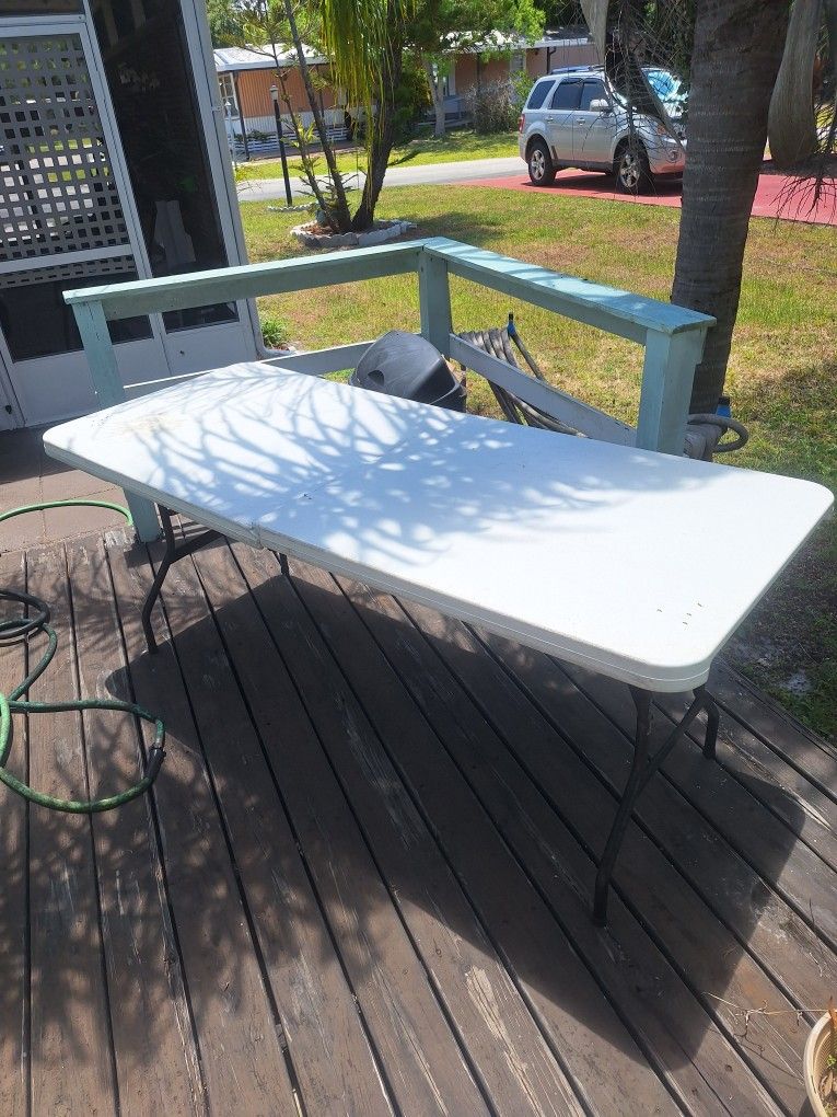 Folding Table White