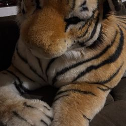 Life Size Stuffed Tiger 