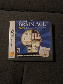 Brain Age 2: More Training in Minutes a Day! DS Game