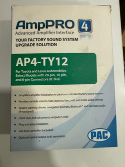 PAC AmpPRO 4 AP4-TY12 Amplifier Interface