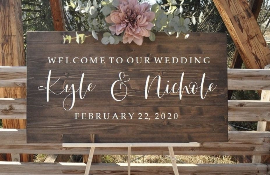 Wedding / Special Event Sign 