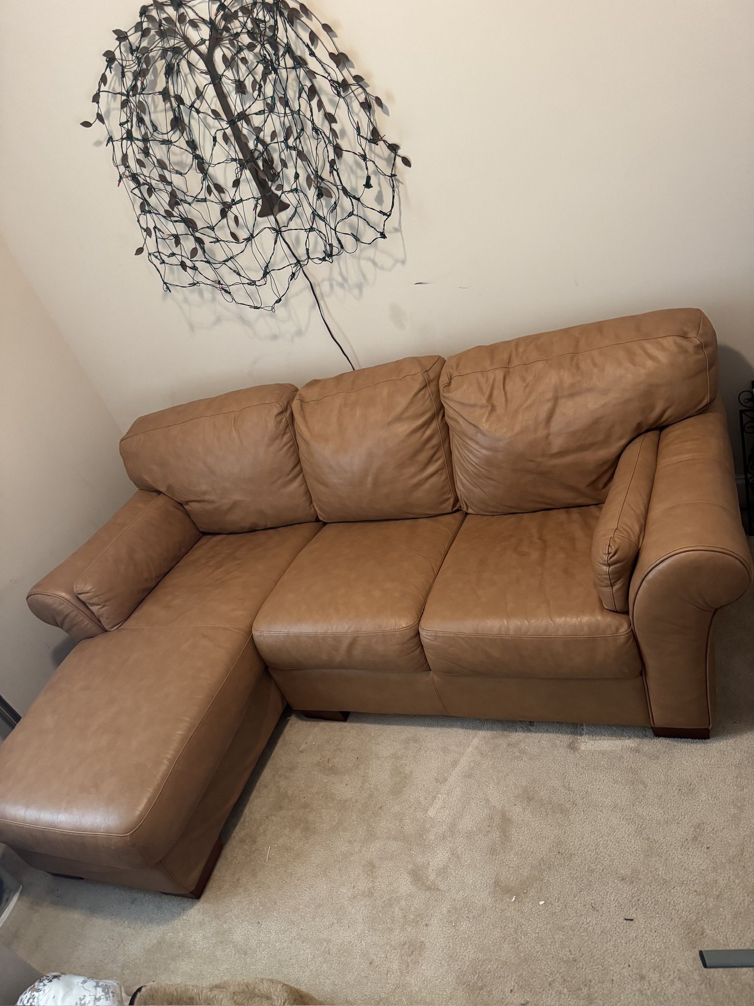 Leather Couch With Chaise