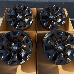 16” Toyota Tacoma Factory Wheels Satin Black