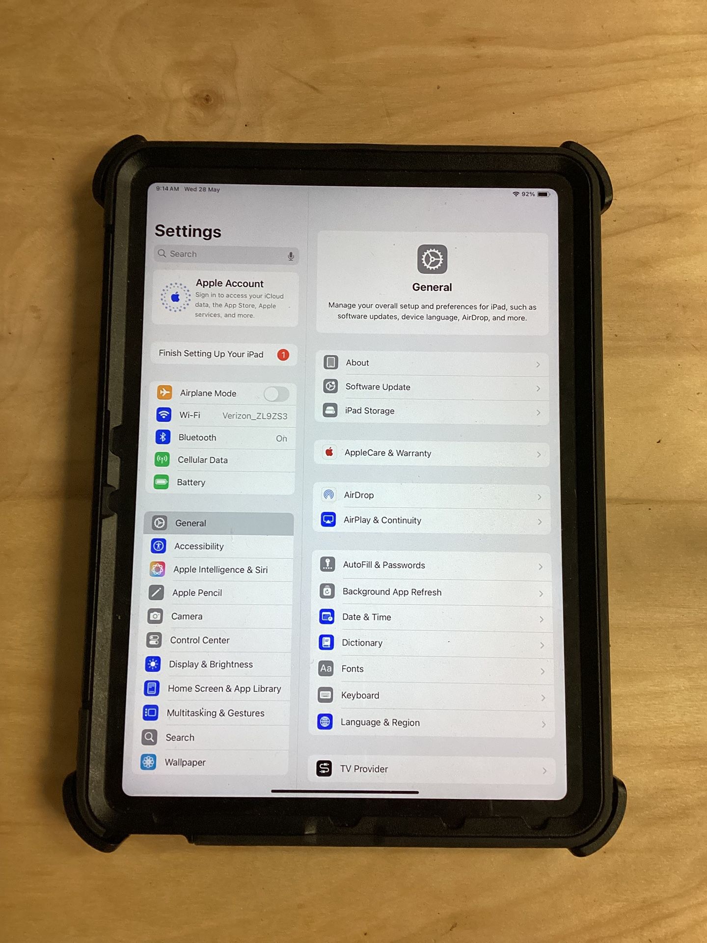 iPad Air 11” M2 256GB Wi-Fi + Cellular 