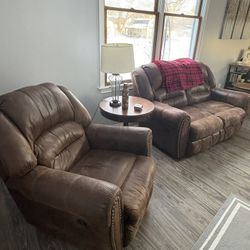 Recliner & Reclining Loveseat Set