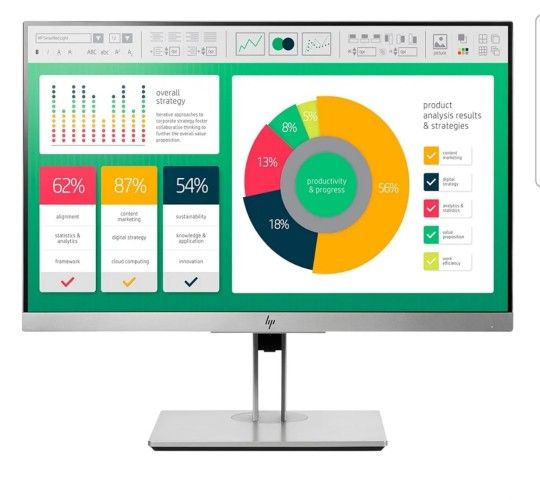 HP EliteDisplay E223 21.5-Inch Screen LED-Lit Monitor