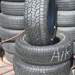 Set Of Hankook 265/65/17 Semi New $330