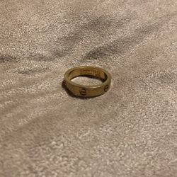 Gold Cartier Love Ring