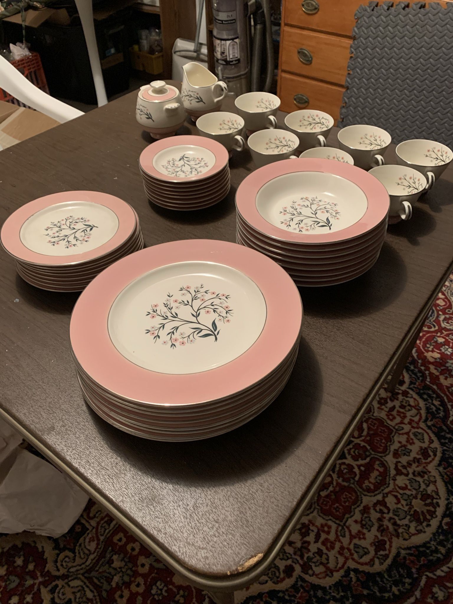 Homer Loughlin - Antique Cavalier Eggshell China Set