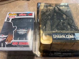 Funko Pop Rob Zombie #490 & Spawn Action Figure Bundle