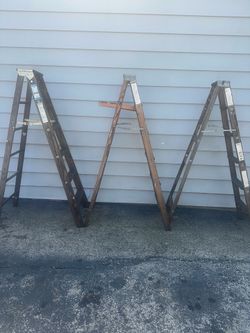 Wooden ladders