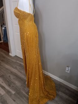 PROM SPECIAL Marigold Sequin Corsett   Dress